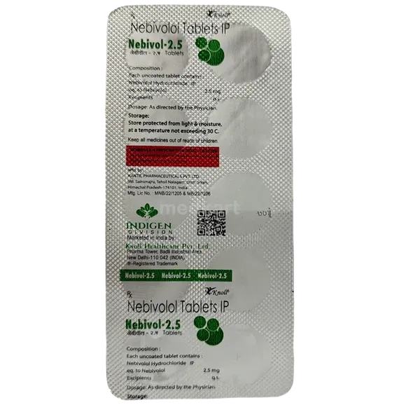 nebivol 2.5 tablet 10's